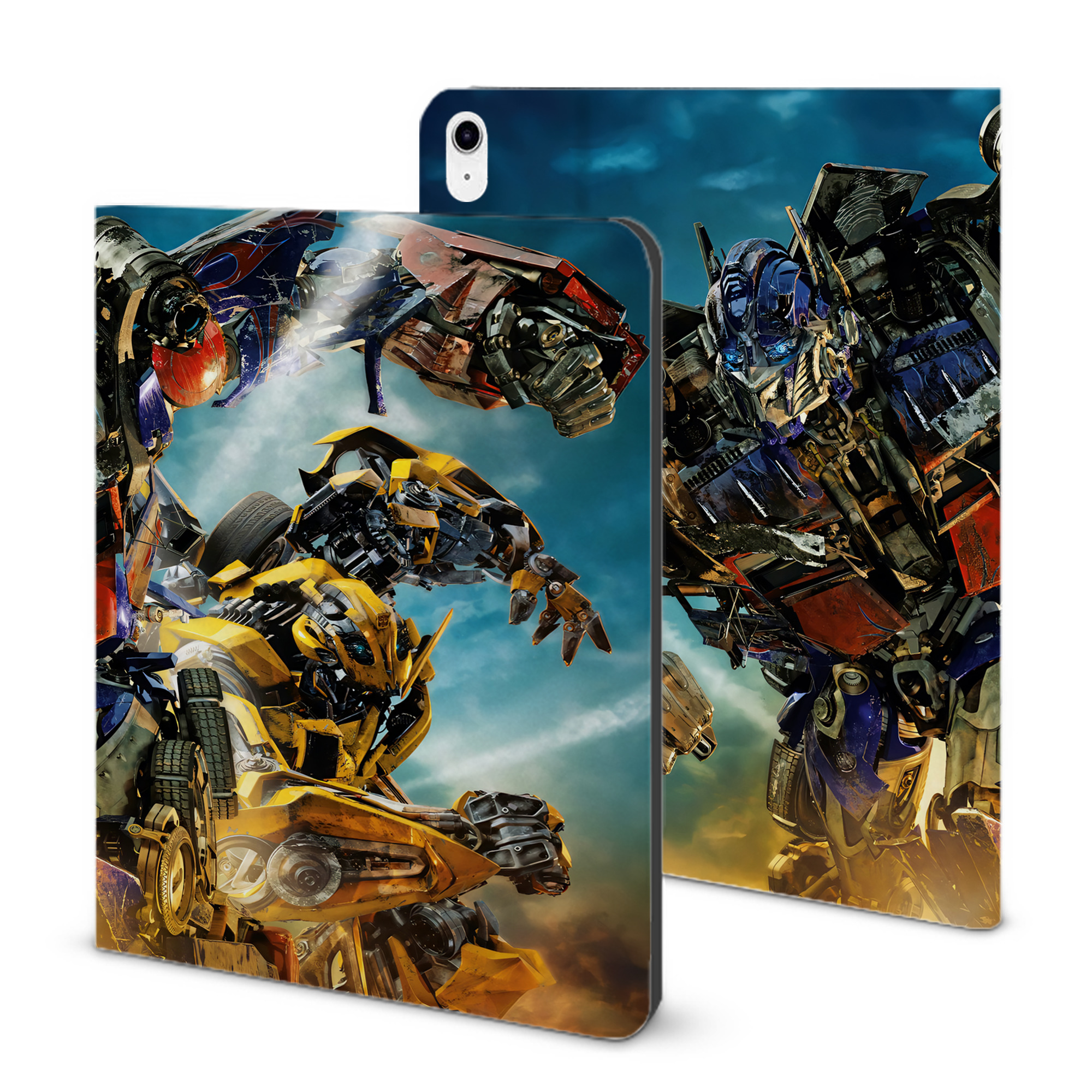 （画像用） Transformers トランスフォーマー IPad ケース ブック型 PUレザー TPU 耐衝撃 軽量 薄型 ペン収納なし 全面保護 IPad 各モデル対応